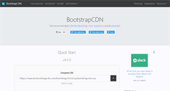 Desktop Screenshot of bootstrapcdn.com